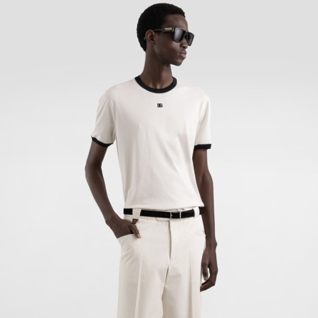 돌체앤가바나 남성 라운드 반팔 티셔츠 - Dolce&Gabbana Mens Round Tshirt - doc13384x