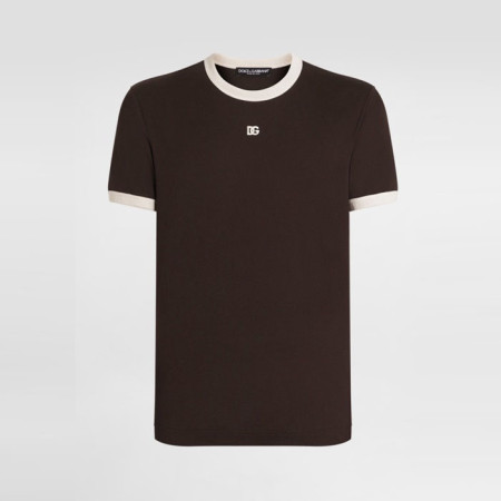 돌체앤가바나 남성 라운드 반팔 티셔츠 - Dolce&Gabbana Mens Round Tshirt - doc13385x