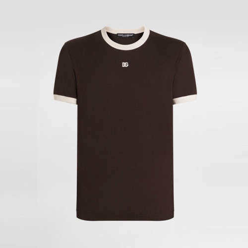 돌체앤가바나 남성 라운드 반팔 티셔츠 - Dolce&Gabbana Mens Round Tshirt - doc13385x