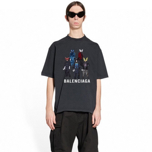 발렌시아가 남성 라운드 반팔 티셔츠 - Balenciaga Mens Round Tshirt - bac13406x