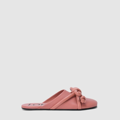 로에베 여성 플라멩코 노트 뮬 - Loewe Womens Flamenco Knot Mule - los8998x