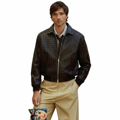 보테가 베네타 남성 가죽 자켓 - Bottega veneta Mens Leather Jackets - bvc13385x