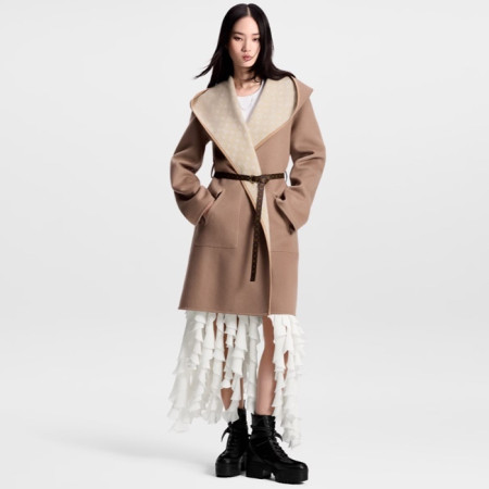 루이비통 여성 후드 코트 - Louis vuitton Womens Hood Coat - lvc13387x