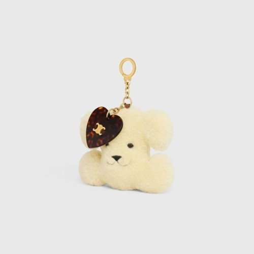 셀린느 트리옹프 폼폼 키링 - Celine Triomphe PomPom Key Ring - acc6932x
