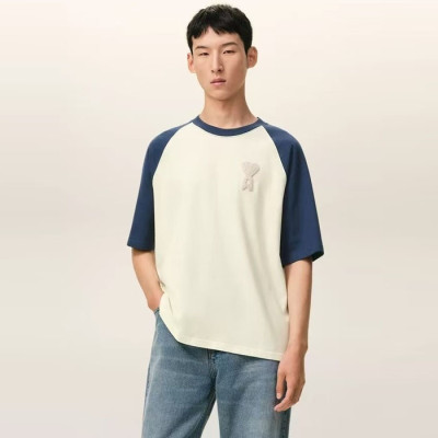 아미 남/녀 라운드 반팔티 - Ami Unisex Round Tshirt - amc13402x