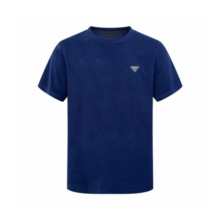 프라다 남성 라운드 반팔티 - Prada Mens Round Tshirt - prc13404x