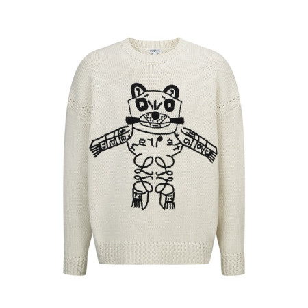 로에베 남성 라운드 스웨터 - Loewe Mens Round Sweater - loc13414x