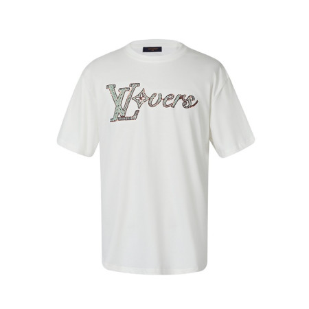 루이비통 남성 라운드 반팔 티셔츠 - Louis vuitton Mens Round Tshirt - lvc13417x