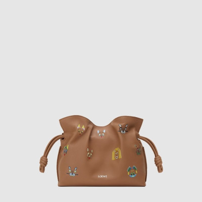로에베 여성 캣츠 미니 플라멩코 클러치 - Loewe Womens Cats Mini Flamenco Clutch - lob13371x