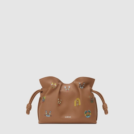 로에베 여성 캣츠 미니 플라멩코 클러치 - Loewe Womens Cats Mini Flamenco Clutch - lob13371x