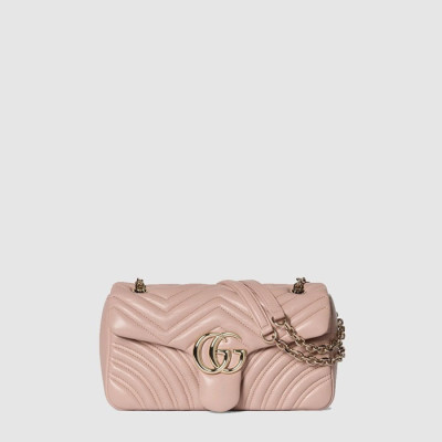 구찌 여성 GG 마몽 미디엄 숄더백 - Gucci Womens GG Marmont Medium Shoulder Bag - gub13383x