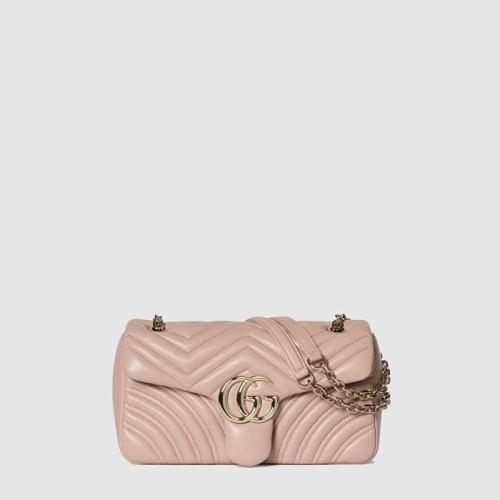 구찌 여성 GG 마몽 미디엄 숄더백 - Gucci Womens GG Marmont Medium Shoulder Bag - gub13383x