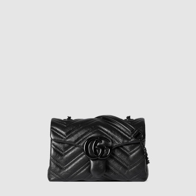 구찌 여성 GG 마몽 미디엄 숄더백 - Gucci Womens GG Marmont Medium Shoulder Bag - gub13385x