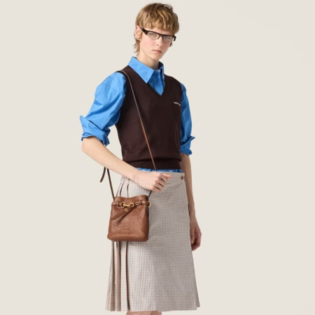 미우미우 여성 브이넥 베스트 - Miumiu Womens V-neck Best - mic13466x