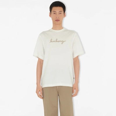 버버리 남성 라운드 반팔 티셔츠 - Burberry Mens Round Tshirt - buc13478x