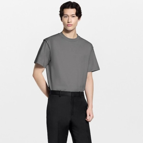 루이비통 남성 라운드 반팔 티셔츠 - Louis vuitton Mens Round Tshirt - lvc13489x