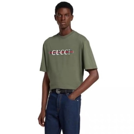 구찌 남성 라운드 반팔티 - Gucci Mens Round Tshirt - guc13492x