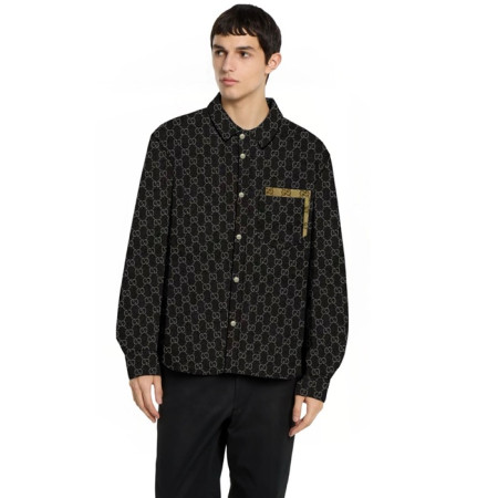 구찌 남성 셔츠 자켓 - Gucci Mens Shirt Jacket - guc13498x