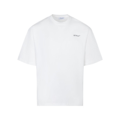 오프화이트 남성 라운드 반팔 티셔츠 - Off white Mens Round Tshirt - ofc13499x