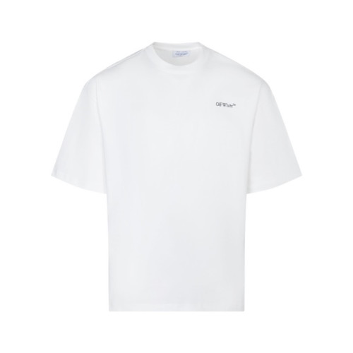 오프화이트 남성 라운드 반팔 티셔츠 - Off white Mens Round Tshirt - ofc13499x