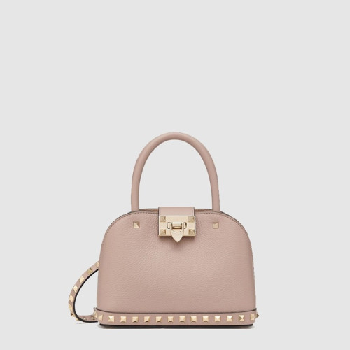발렌티노 여성 가라바니 락스터드 가죽 스몰 핸드백 - Valentino Womens Garavani Rockstud Leather Small Handbag - vab13427x