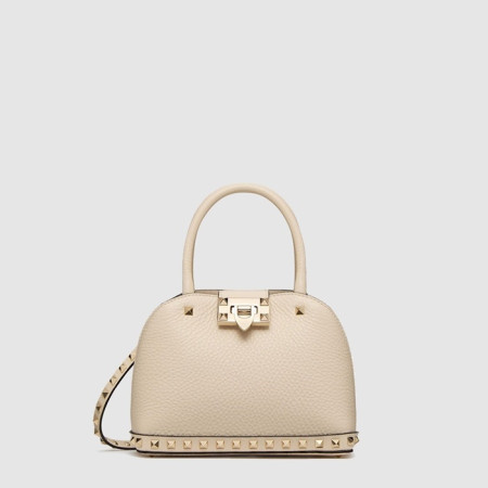 발렌티노 여성 가라바니 락스터드 가죽 스몰 핸드백 - Valentino Womens Garavani Rockstud Leather Small Handbag - vab13428x