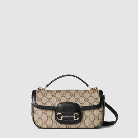 구찌 여성 홀스빗 스몰 탑 핸들백 - Gucci Womens Horsebit Small Top Handle Bag - gub13462x