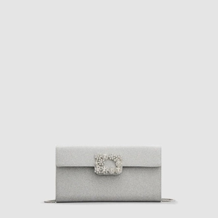 로저비비에 여성 플라워 스트라스 버클 클러치 - Roger Vivier Womens Flower Strass Buckle Clutch - rob13492x