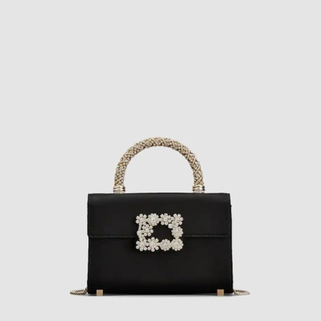 로저비비에 여성 쥬얼 이플로레슨스 미니 실크 사틴 클러치 - Roger Vivier Womens Jewel Eflorescence Mini Silk Satin Clutch - rob13496x