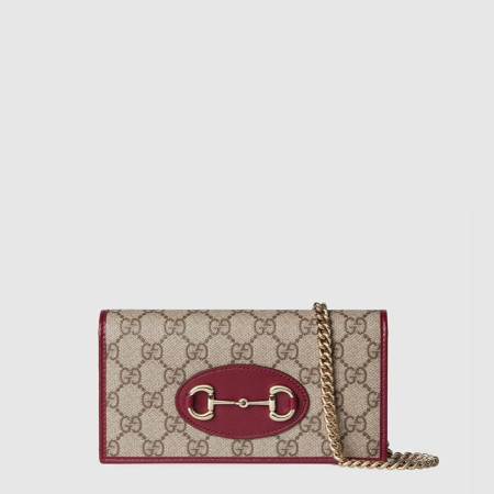 구찌 여성 홀스빗 1955 체인 지갑 - Gucci Womens Horsebit 1955 Chain Walle - gub13574x