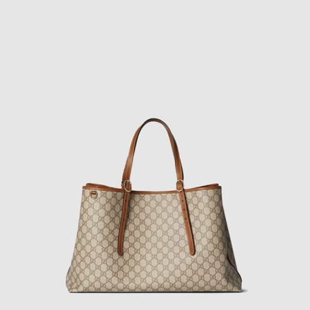 구찌 여성 GG 엠블럼 라지 토트백 - Gucci Womens GG Emblem Large Tote Bag - gub13593x