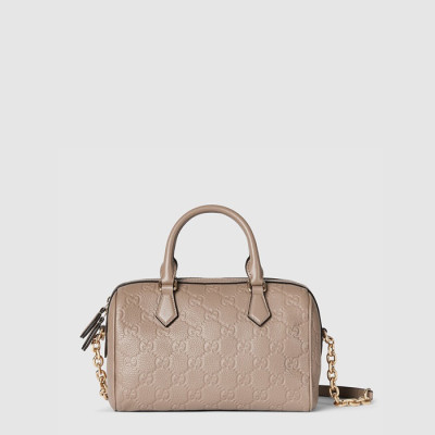 구찌 여성 GG 엠블럼 스몰 탑 핸들백 - Gucci Womens GG Emblem Small Top Handle Bag - gub13602x