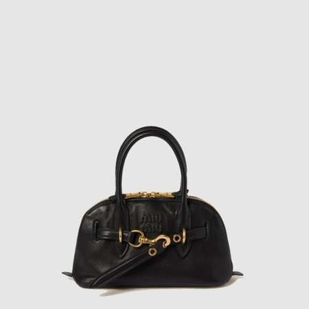 미우미우 여성 아방뛰르 나파 가죽 탑 핸들 백 - Miumiu Womens Avanture Nappa Leather Top Handle Bag - mib13620x