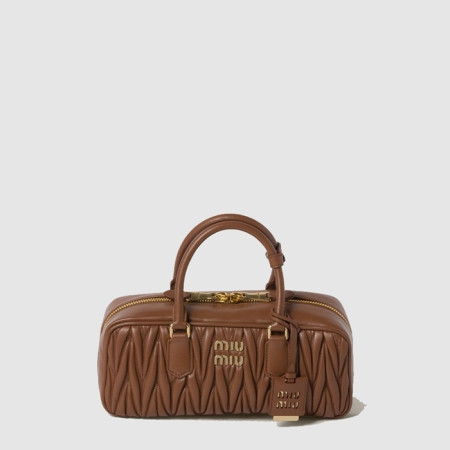 미우미우 여성 아르카디 마테라쎄 백 - Miumiu Womens Arcadi Matelasse Bag - mib13623x