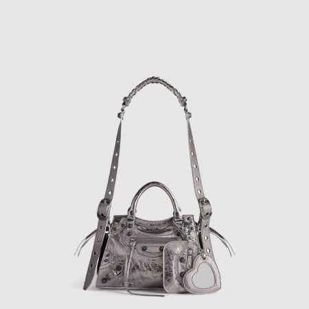 발렌시아가 여성 네오 카골 Xs 메탈라이즈드 핸드백 - Balenciaga Womens Neo Cargo Xs Metalized Handbag - bab13625x
