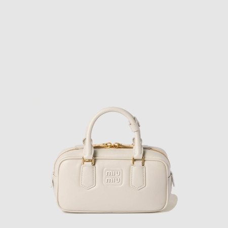 미우미우 여성 아르카디 가죽 백 - Miumiu Womens Arcadi Leather Bag - mib13637x