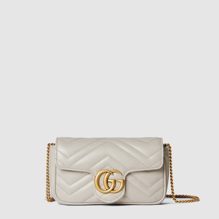 구찌 여성 GG 마몽 수퍼 미니백 - Gucci Womens GG Marmont Super Mini Bag - gub13657x