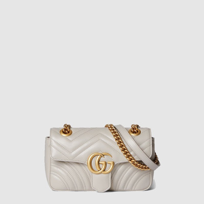 구찌 여성 GG 마몽 미니 숄더백 - Gucci Womens GG Marmont Mini Shoulder Bag - gub13658x