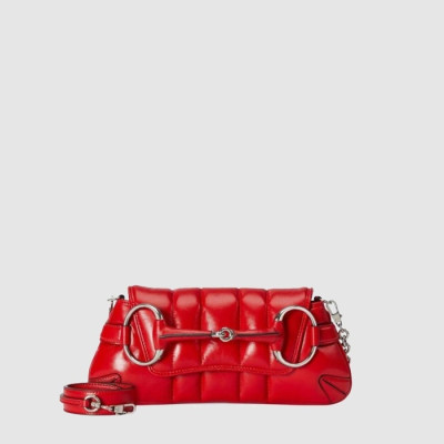 구찌 여성 홀스빗 체인 스몰 숄더백 - Gucci Womens Horsebit Chain Small Shoulder Bag - gub13661x