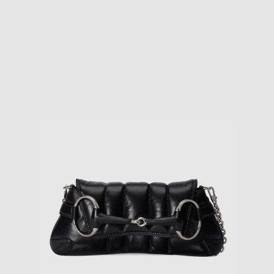 구찌 여성 홀스빗 체인 스몰 숄더백 - Gucci Womens Horsebit Chain Small Shoulder Bag - gub13662x