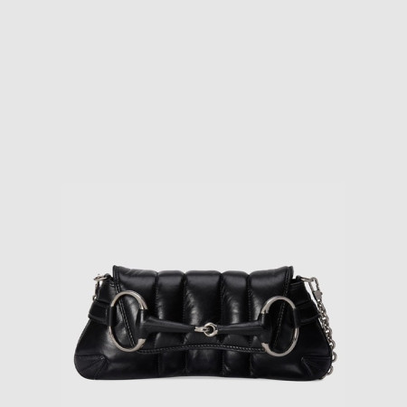 구찌 여성 홀스빗 체인 스몰 숄더백 - Gucci Womens Horsebit Chain Small Shoulder Bag - gub13662x