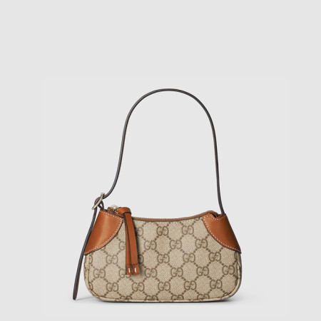 구찌 여성 GG 엠블럼 수퍼 미니 숄더백 - Gucci Womens GG Emblem Super Mini Shoulder Bag - gub13688x