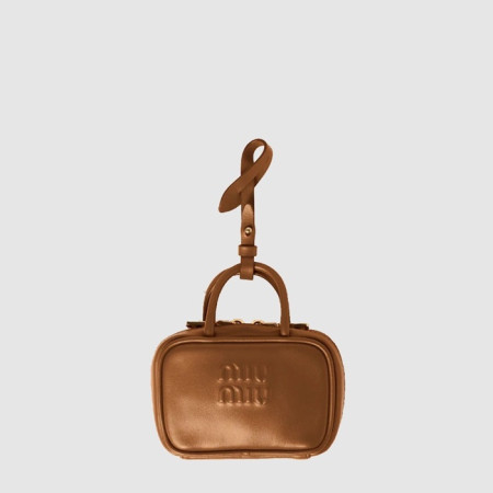 미우미우 여성 가죽 마이크로 보 백 - MiuMiu Womens Leather Micro Beau Bag - mib13788x