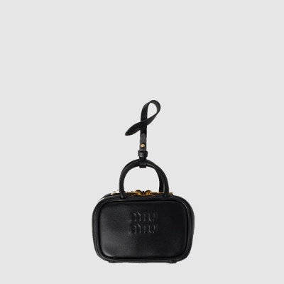 미우미우 여성 가죽 마이크로 보 백 - MiuMiu Womens Leather Micro Beau Bag - mib13792x