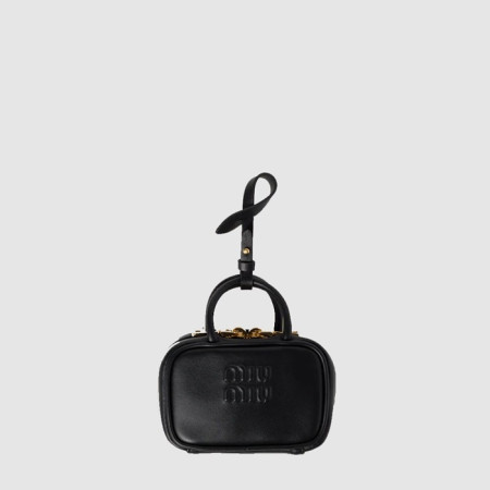 미우미우 여성 가죽 마이크로 보 백 - MiuMiu Womens Leather Micro Beau Bag - mib13792x