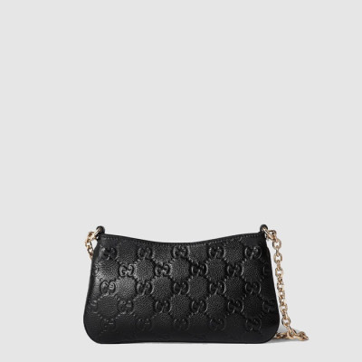 구찌 여성 GG 엠블럼 수퍼 미니백 - Gucci Womens GG Emblem Super Mini Bag - gub13793x