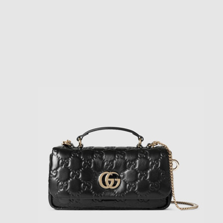 구찌 여성 GG 밀라노 미니 탑 핸들백 - Gucci Womens GG Milano Mini Top Handle Bag - gub13835x