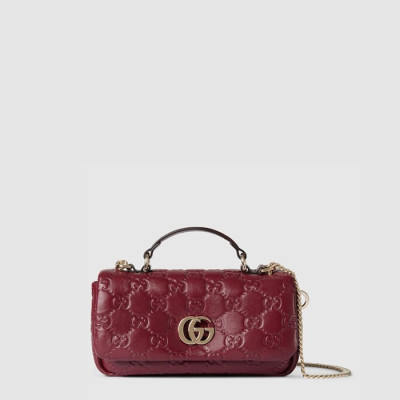 구찌 여성 GG 밀라노 미니 탑 핸들백 - Gucci Womens GG Milano Mini Top Handle Bag - gub13836x