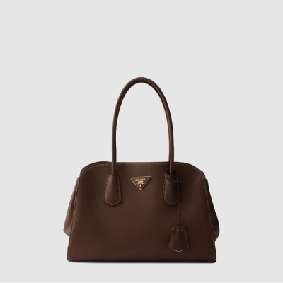 프라다 여성 미디엄 가죽 토트백 1BG606 - Prada Womens Medium Leather Tote Bag - prb13866x