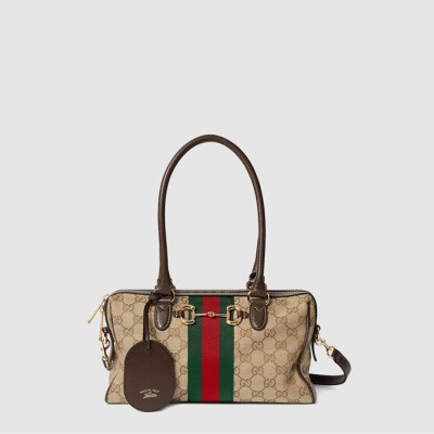 구찌 여성 보르세토 미디엄 보스턴백 - Gucci Womens Borsetto Medium Boston Bag - gub13897x